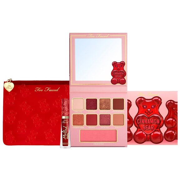 Too Faced Holiday Cinnamon Bear Eye Shadow Palette Box Damage - Picture 1 of 7